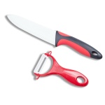 Ceramic Knives with Sheaths 2 Pieces