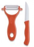 Ceramic Vegetable Peeler And Knife Set