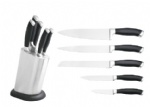 6-piece Forged Knife Set With S/S Knife Block