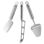 Cheese Knife Set, Silver
