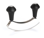 Mezzaluna With Guard, Double Blade