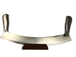 Mezzaluna Knife (Pizza Cutter) Vegetable Chopper