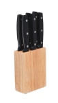Six Piece Steak Knife Set With Wooden Storage Block