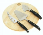 Cheese Board 3 Knives