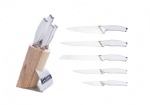 6PCS Forged Knife Set With Bamboo Knife Block
