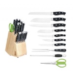 16PCS Forged Knife Set With Knife Holder