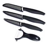 7-Piece Premium Ceramic Knife Set with Bonus Peeler