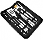 Stainless Steel Grilling Utensil Set, 11-Piece