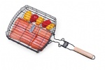 Extra Large Grilling Basket with Detachable Wooden Handle