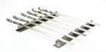BBQ Stainless Steel Kebab Rack with 6 x Skewers Set