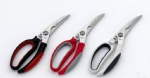 Stainless Steel Poultry Shears Black & Red Safe Grip Handles