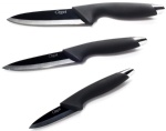 Chef Black Ceramic 3-Piece Knife Set